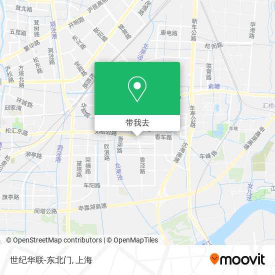 世纪华联-东北门地图