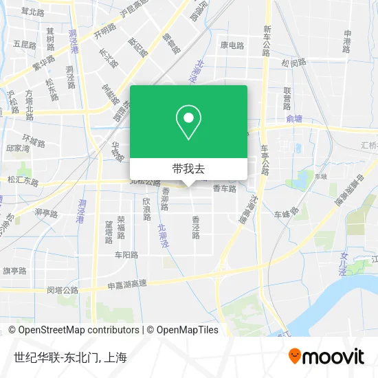 世纪华联-东北门地图