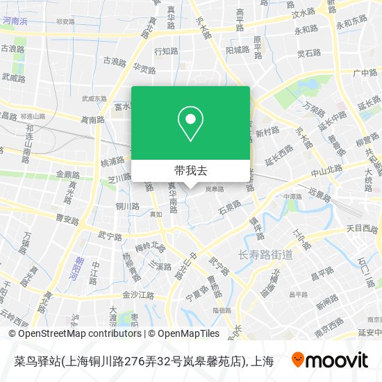 菜鸟驿站(上海铜川路276弄32号岚皋馨苑店)地图