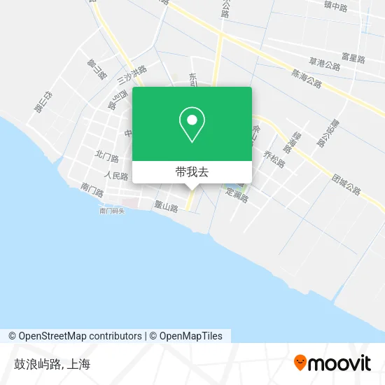 鼓浪屿路地图