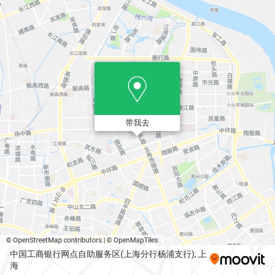 中国工商银行网点自助服务区(上海分行杨浦支行)地图
