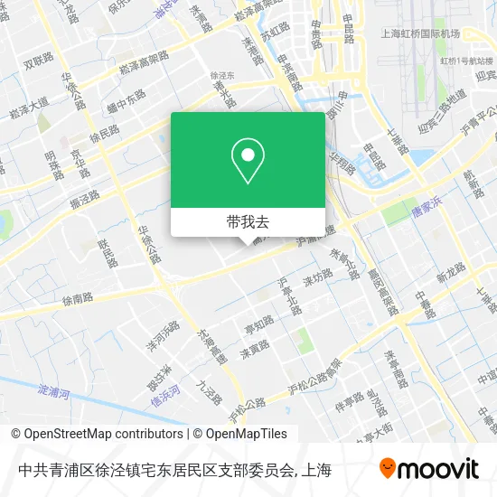 中共青浦区徐泾镇宅东居民区支部委员会地图