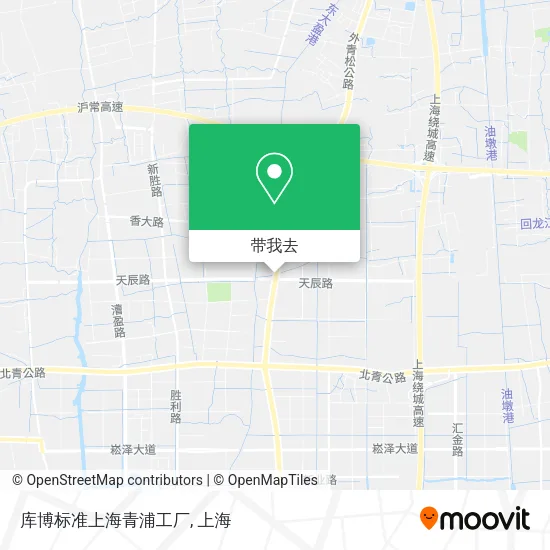库博标准上海青浦工厂地图