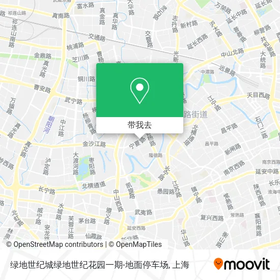 绿地世纪城绿地世纪花园一期-地面停车场地图