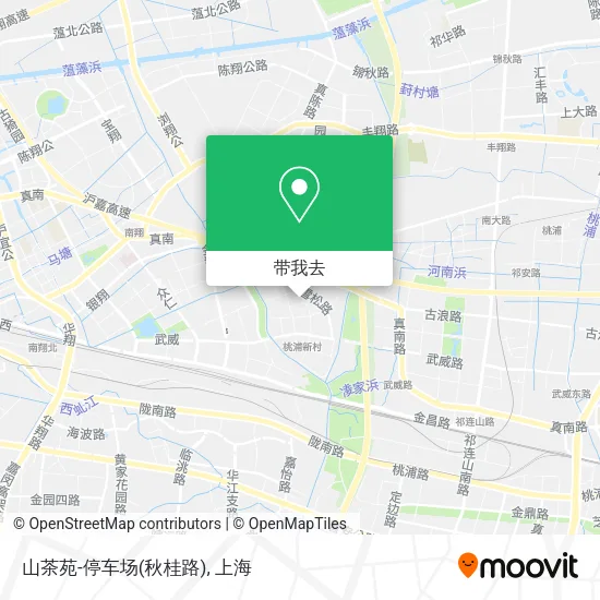 山茶苑-停车场(秋桂路)地图