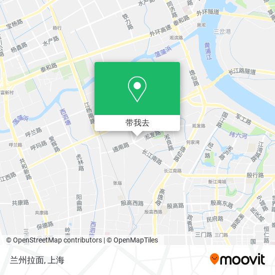 兰州拉面地图