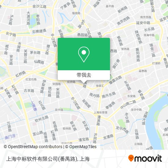 上海中标软件有限公司(番禺路)地图