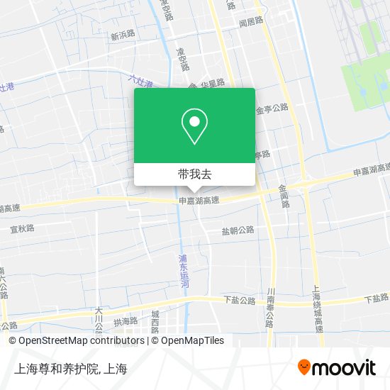 上海尊和养护院地图
