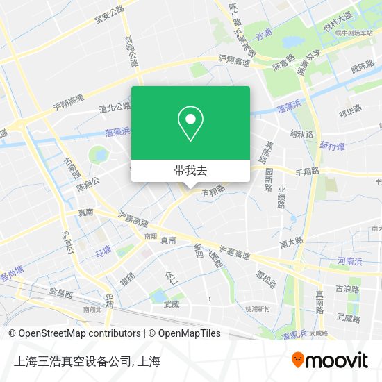 上海三浩真空设备公司地图