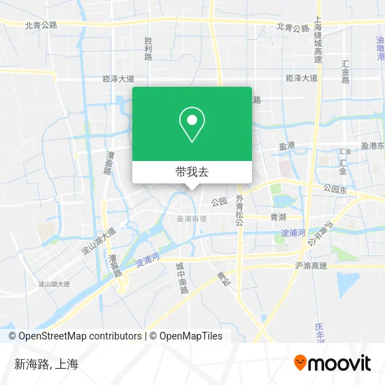 新海路地图