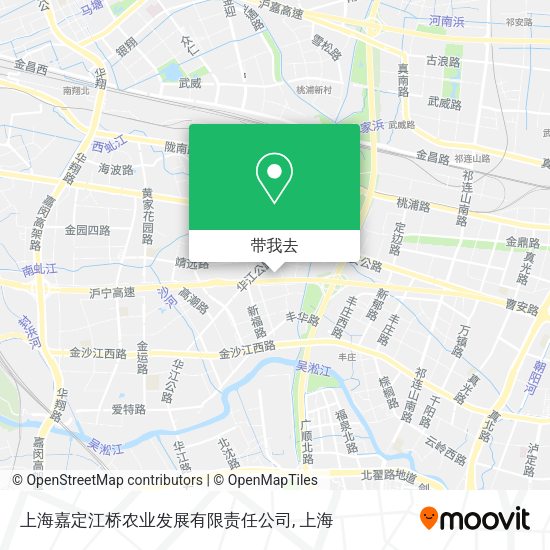 上海嘉定江桥农业发展有限责任公司地图