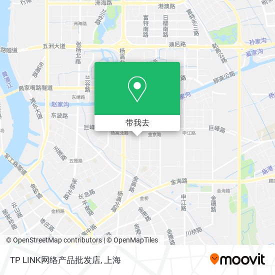 TP LINK网络产品批发店地图