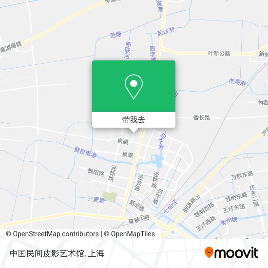 中国民间皮影艺术馆地图