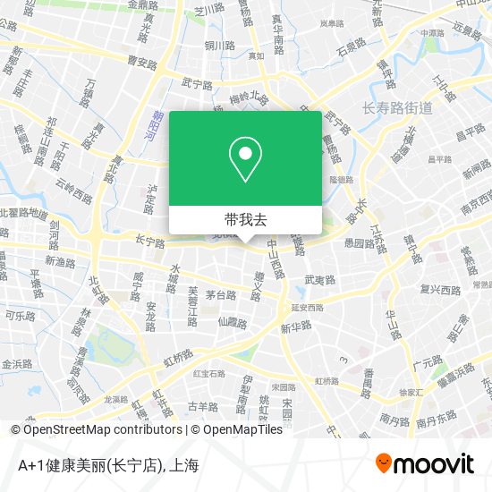 A+1健康美丽(长宁店)地图
