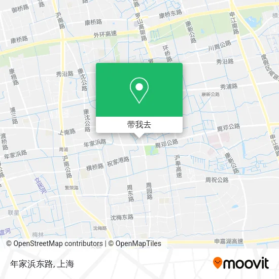 年家浜东路地图