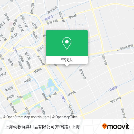 上海幼教玩具用品有限公司(申裕路)地图