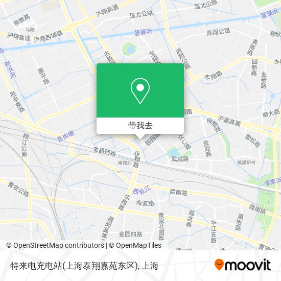 特来电充电站(上海泰翔嘉苑东区)地图