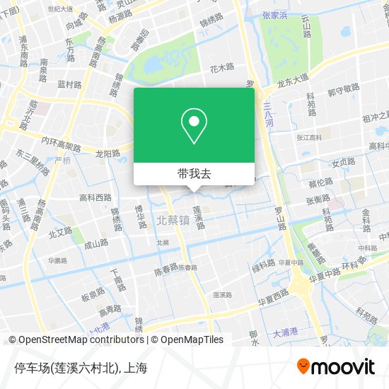 停车场(莲溪六村北)地图