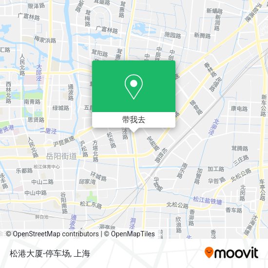 松港大厦-停车场地图
