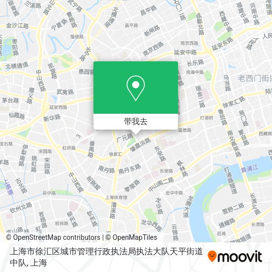 上海市徐汇区城市管理行政执法局执法大队天平街道中队地图