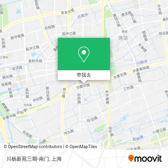 川杨新苑三期-南门地图
