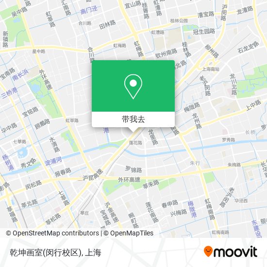 乾坤画室(闵行校区)地图