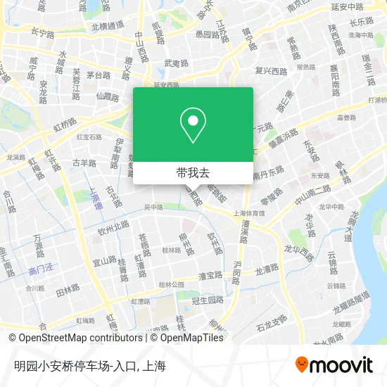 明园小安桥停车场-入口地图