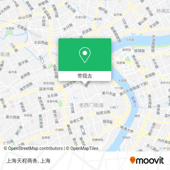 上海天程商务地图