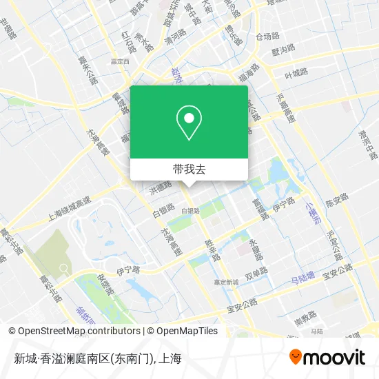 新城·香溢澜庭南区(东南门)地图