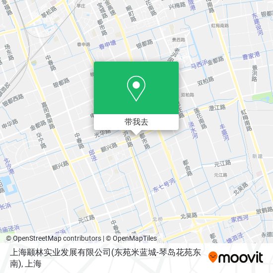 上海颛林实业发展有限公司(东苑米蓝城-琴岛花苑东南)地图