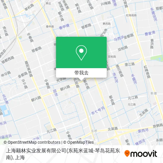 上海颛林实业发展有限公司(东苑米蓝城-琴岛花苑东南)地图