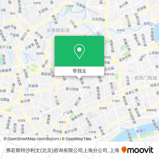 弗若斯特沙利文(北京)咨询有限公司上海分公司地图