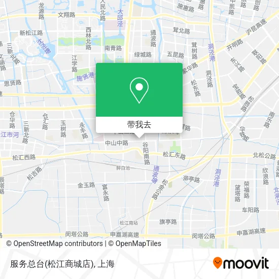 服务总台(松江商城店)地图