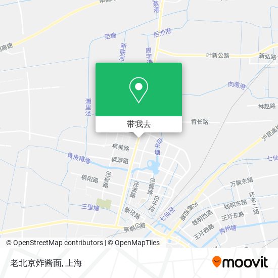 老北京炸酱面地图