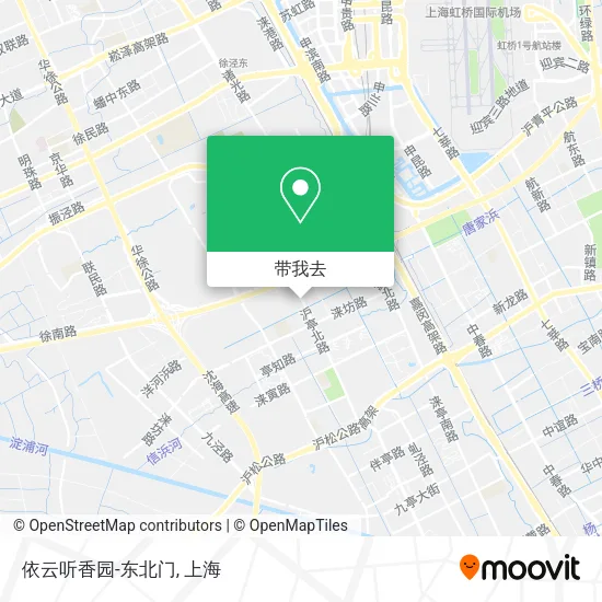 依云听香园-东北门地图