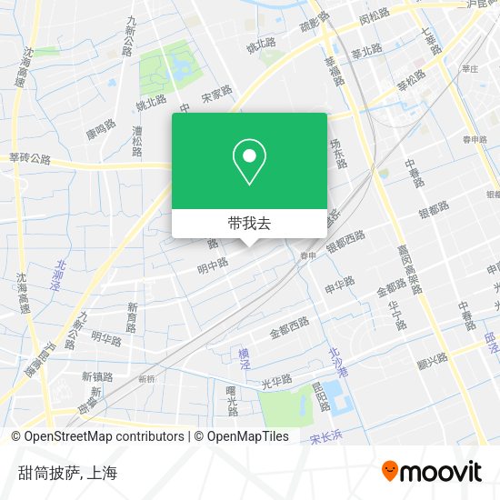 甜筒披萨地图