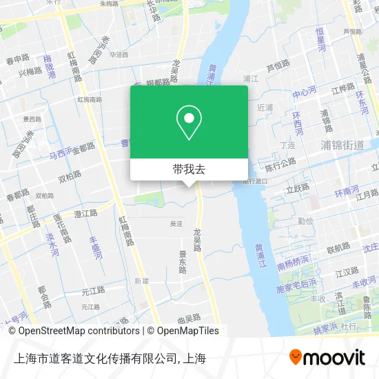 上海市道客道文化传播有限公司地图