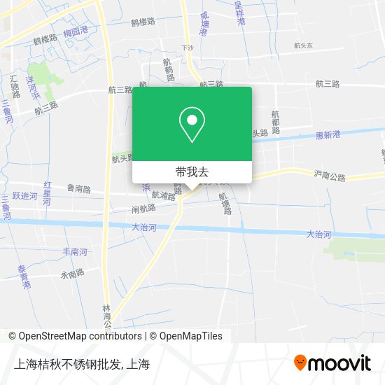 上海桔秋不锈钢批发地图