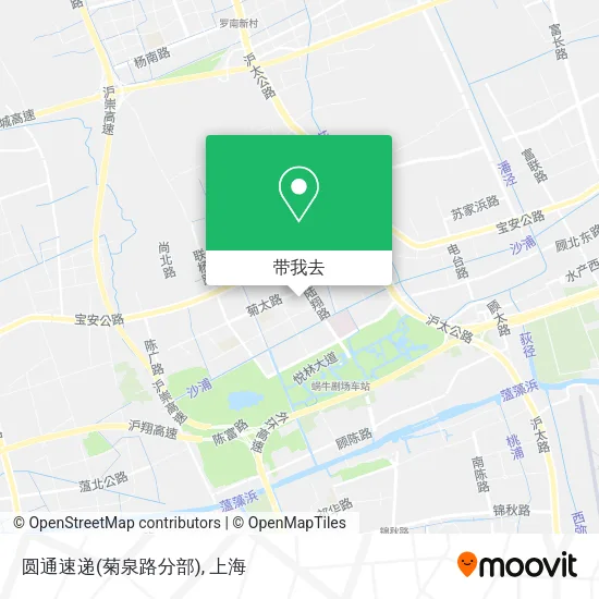 圆通速递(菊泉路分部)地图