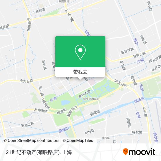 21世纪不动产(菊联路店)地图