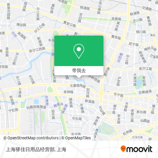 上海驿佳日用品经营部地图