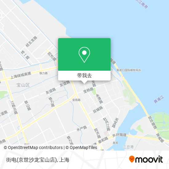 街电(京世沙龙宝山店)地图