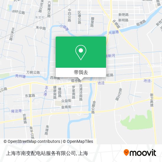 上海市南变配电站服务有限公司地图