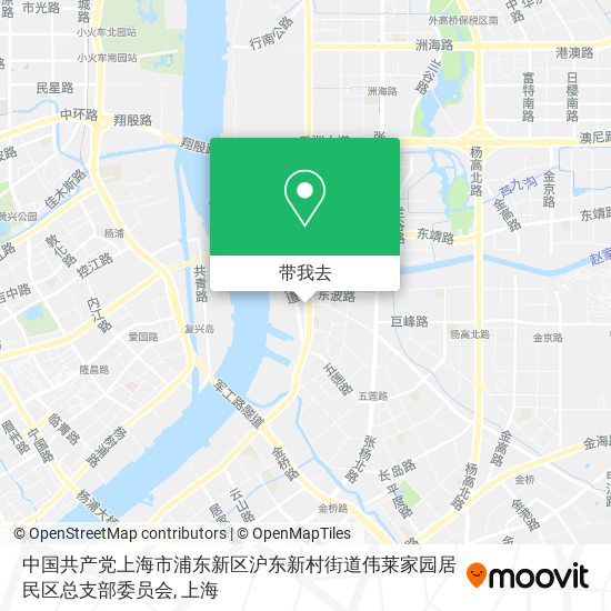 中国共产党上海市浦东新区沪东新村街道伟莱家园居民区总支部委员会地图