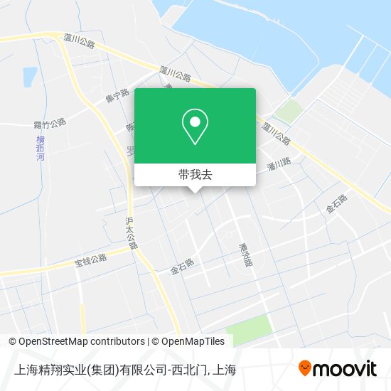 上海精翔实业(集团)有限公司-西北门地图