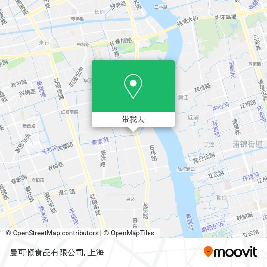 曼可顿食品有限公司地图