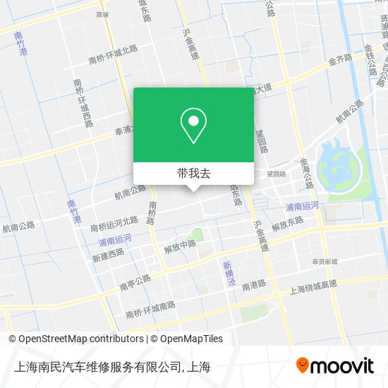 上海南民汽车维修服务有限公司地图