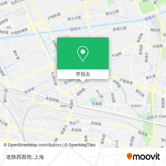 老陕西面馆地图
