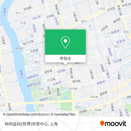 锦邻益站(世博)邻里中心地图