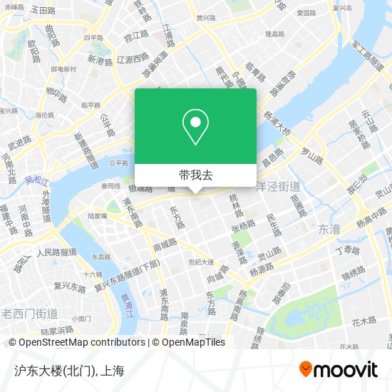 沪东大楼(北门)地图